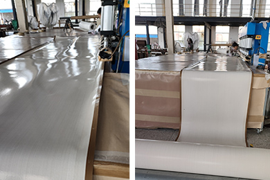 Production of PTFE Teflon Fiberglass Conveyor Belts